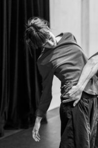 Dancers rehearsing Svatbata by Marcos Morau at the Ballet du Grand Théâtre de Genève