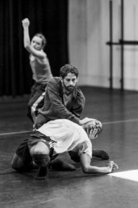 Dancers rehearsing Svatbata by Marcos Morau at the Ballet du Grand Théâtre de Genève