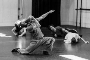 Dancers rehearsing Svatbata by Marcos Morau at the Ballet du Grand Théâtre de Genève