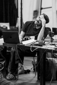 Dancers rehearsing Svatbata by Marcos Morau at the Ballet du Grand Théâtre de Genève