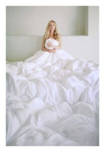 Laure, Paris-based actress, photographed in natural light during an intimate portrait session in Geneva